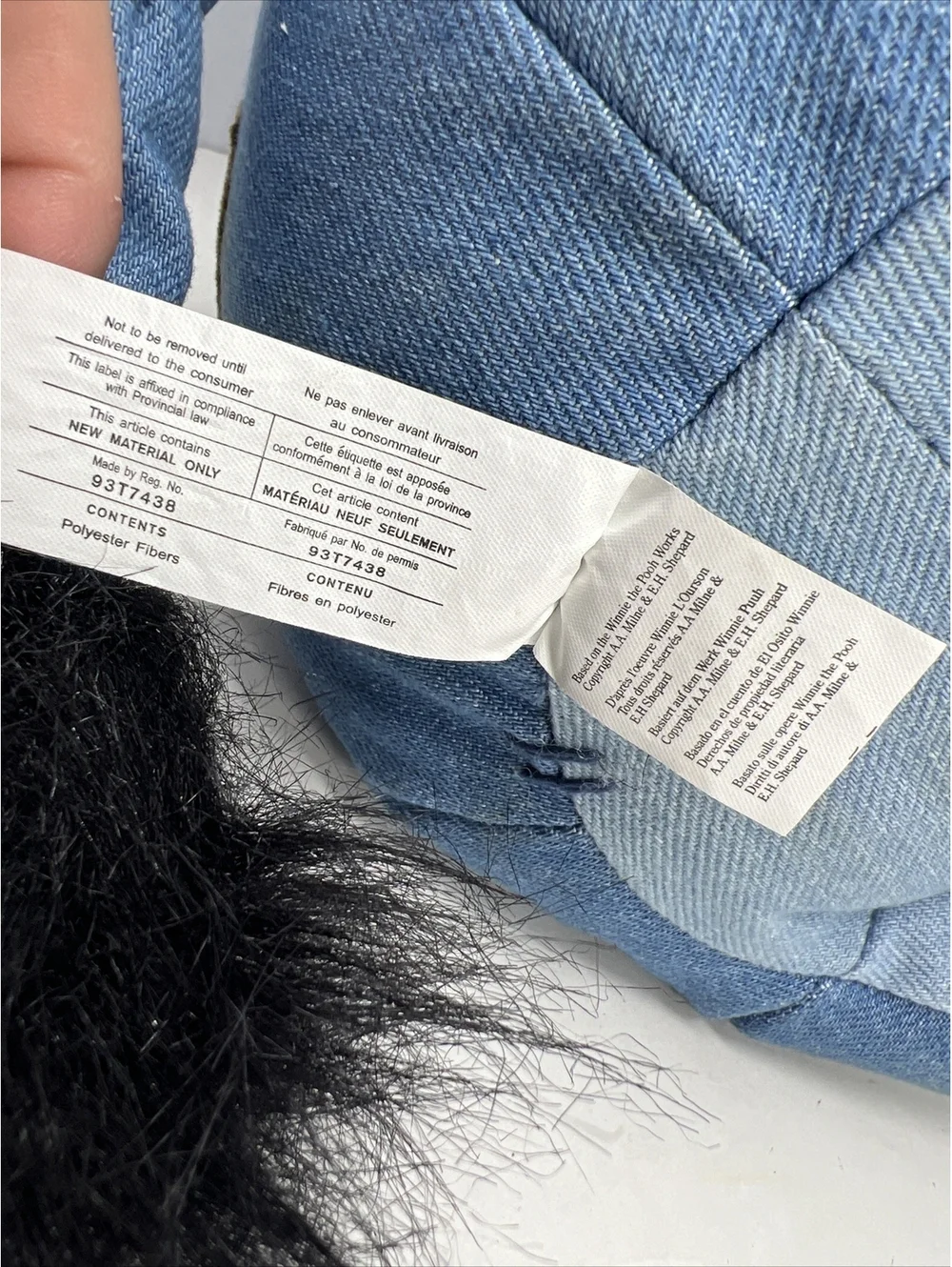 The Disney Store VTG Denim Autograph 